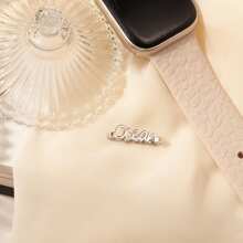 Encantos personalizados con nombre para relojes - Etiquetas con nombre para relojes inteligentes - Brazaletes de reloj personalizados - Brazaletes de reloj con nombre - Joyería de reloj - Regalo para él, oro rosa, plata, oro, elegante, colorido, vintage, sencillo, unisex, casual, lindo, personalizado, único, regalos ideales para él, regalos ideales para ella, ella, novio, novia, papá, mamá, familia, amigos, para aniversarios, para cumpleaños, para graduación, para el baile, para fiestas