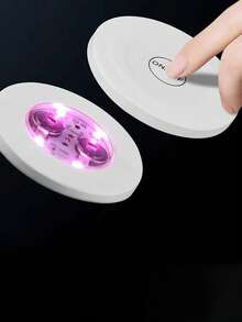 6 Pack LED Light Up Coasters, LED Wine Bottle Lights, Wine Bottle Beautifiers, LED Drink Sticker Coaster Discs, Glitter Coaster Flash Lights, Colorful Glitter Bottle Coasters, Wine Bottle LED Light Up Coasters, Wine Bottle LED Light Up Coasters, Bar And Nightclub Lighting Decorations, Event And Party Decorations,Halloween Decorations - Multicolor - View 3