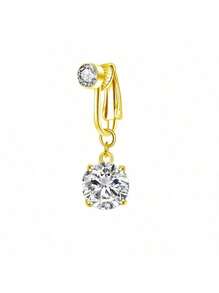 1Pc Fake Belly Ring Butterfly Not Real Piercing Clip On The Navel For Woman Gift