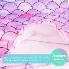 Soft, Warm And Comfortable Mermaid Tail Wearable Blanket, Suitable For All Seasons - Great For Cars, Sofas And Gifts