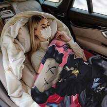 Kawss Kawaii Kaw  Blanket Flannel Blanket, Super Comfortable Winter Warm Blanket Summer Air Conditioning Blanket, Soft And Light Bed Sofa Decoration, Not Easy To Shed, Machine Washable