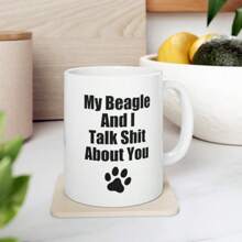 This Ceramic Mug With A Simple Text Pattern Is Machine-Washable, And Microwave-Safe. It Can Be Used To Hold Milk, Coffee, Tea And Other Beverages. It Is Especially Suitable For Various Scenarios Such As At Home And In The Office Back To School