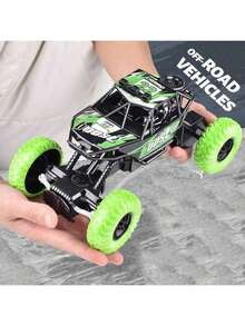 1 pieza Coche de control remoto Todo Terreno para Niños, de Alta Velocidad 4 Canales con Luces y Recargable, Juguete para Escalar Exterior - Multicolor - Ver 9