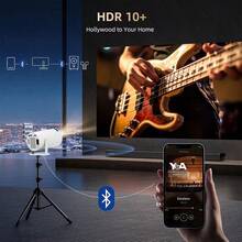 2025新款4K超高清5G投影仪，沉浸式家庭影院，支持安卓和苹果手机屏幕投屏，同屏直投，白墙1080P投影仪，家用KTV，可玩游戏、上网课，卧室宿舍投影仪，丰富的接口输入，内置安卓11系统，海量应用下载，内置音响系统，支持户外投影。