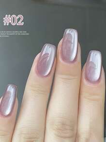 10ml Pink Blue Green Glass Bead Cat Eye Gel Nail Polish 2025 Milk Tea Small Light Bulb Crystal Cat Eye Gel Nail High-Density Glass Bead Cat Eye Spring Summer Nail Art Nail Supplies