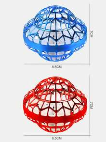 1 件可旋转 UFO 智能悬浮球、魔术旋转飞盘、手指陀螺夜光魔术飞行盘、未来派新奇礼物 - 飛行球 - 查看 12