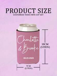 Taza aislada con texto personalizado, regalo para el padre, regalo de verano, regalo para él, recuerdo de cumpleaños divertido, bolsa para bebidas de fiesta, bolsa para taza aislada con texto de logotipo personalizado, boda, cumpleaños, despedida de soltero - Multicolor - Ver 4