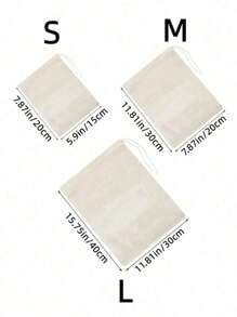 1/3pcs Thickened Mesh Filter Bag Gauze Bag Tea Bag Cotton Bag Marinated Bag Soup Bag Chinese Medicine Decoction Bag Bag Bag Soy Milk Filter Bag-Cotton Muslin Cloth Or Cheese Cloth Unbleached Strainer Natural Ultra Fine Cheese Cloths