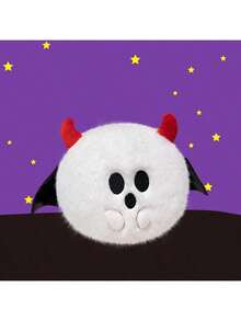 1pc Cute Halloween Pumpkin Plush Doll Cushion, Curly Black Cat Plush Doll, Birthday Gift, Demon, Ghost, Spider Plush Pillow, Home Activity Decor, Funny Halloween Decoration Gift - Multicolor - View 18