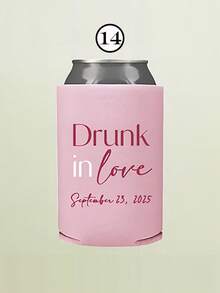 Taza aislada con texto personalizado, regalo para el padre, regalo de verano, regalo para él, recuerdo de cumpleaños divertido, bolsa para bebidas de fiesta, bolsa para taza aislada con texto de logotipo personalizado, boda, cumpleaños, despedida de soltero - Multicolor - Ver 14