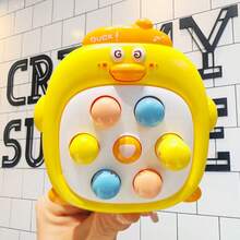 Juguete interactivo de golpear pato para bebés, juego educativo para padres e hijos que alivia el estrés para niños - Lindo pato golpeando topos - Ver 10