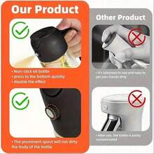 Oil Bottle Sprayer For Kitchen Home Bbq Olive Oil Cooking Oil Atomization Tool Air Fryer Oil Sprayer Household Cooking Oil Spray Bottle High Pressure Continuous Mist Container - Multicolor - View 4