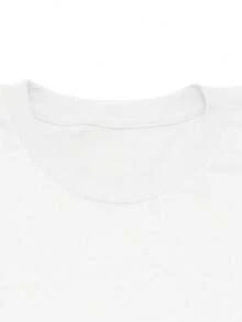 COUDER 5pcs Pack Men Basic Solid Color Regular Fit Short Sleeves T-Shirts - Knitted Crew Neck Tee - White - View 3