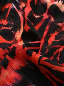 Men's Summer Double Layer Outdoor Sports Printed Woven Shorts