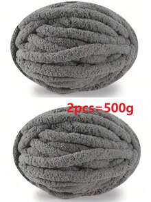 500g/250g 多色雪尼尔纱粗纱用于针织和钩针毯子垫子手工编织粗线柔软温暖钩针纱围巾线 多色雪尼尔纱用于针织和钩针毯子垫子粗线柔软温暖钩针纱围巾线 - 彩色 - 查看 23