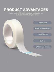 2-8pcs Eyelash Extension Tape, Fenshine Micropore Medical Tape For Eyelash Extension, Adhesive Fabric Tape For For Eyelash Extension Supply 0.5 Inch X 10 Yards