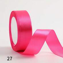 1 pieza Cinta tejida colorida de 2.5 cm de ancho x 21 m de largo para decoración de bodas, envolver regalos, manualidades DIY, ramos de flores, pasadores de cabello - Multicolor - View 16