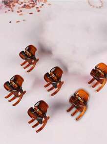 8 piezas de pinzas de pelo de colores múltiples para mujer, adecuadas para vestidos diarios, simples y versátiles, pinzas de pelo, accesorios de pelo casuales de otoño e invierno para mujer para looks de vacaciones