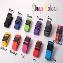 1pc Customized Embroidered Luggage Strap, Personalized Luggage Belt With Your Name/Text, Luggage Protector And Identifier, Suitable For Outdoor Travel,All-Purpose,Large Capacity,Versatile,Multifunction,Colorful,Cute,Adorable,Contracted,Funny,Kawaii,Y2K,Minimalist,Commuting,Business Casual,Basics,Custom,Personalized,Unique,Customized,Ideal Gifts For Him,Ideal Gifts For Her,Her,Family,Friends,Girlfriend,For Anniversaries,For Birthdays,For Holiday/ Vacation,For Outdoors/Outings/Travel/Hiking/Stadium/Sports/Climbing,For Business/Commute/Work/Office,Vacation,Vacation,School Supplies,Back To School,For Office,For School,For Classroom,For Teacher Gifts,For University,For Colleague,For Dorm Rooms,For Teacher,For Boys And Girls,For Teenagers,Junior High School Students,Middle School Students,High School Senior High School Students,College Students,University Students,Freshman,Sophomore,Underclassmen - Multicolor - View 9