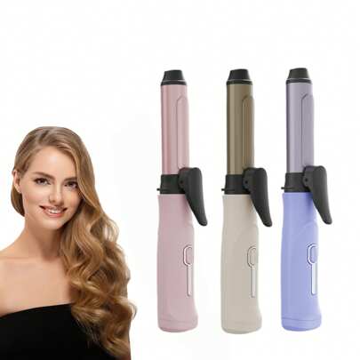 Cordless Hair Waver Tool, Ceramic Curling Iron For Beginners, Battery-Powered Travel Curler With Strong & Long-Lasting Waves, Portable Wireless Hair Styler Wand With Cover Protection,Rechargeable Women's Curler