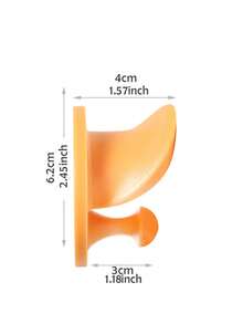 1 件鸭嘴棒球帽挂钩，帽子粘钩，轻松简约耳机/项链收纳多用途挂钩 - 彩色 - 查看 2