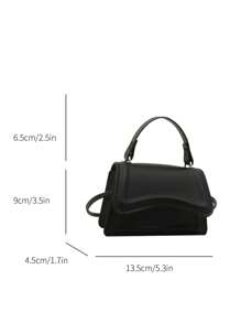 Bolso de mano mini de color sólido y sencillo, bolso bandolera para damas para compras, carteras, compras, mujeres jóvenes, estudiantes universitarias, recién llegadas, cuello blanco. Son perfectos para la oficina, la universidad, el trabajo, los negocios, los traslados, las actividades al aire libre, los viajes y las excursiones.