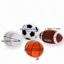 Pelotas táctiles de agarre para bebé. Balones de fútbol, baloncesto y rugby de peluche para educación temprana, de 0 a 1 años de edad