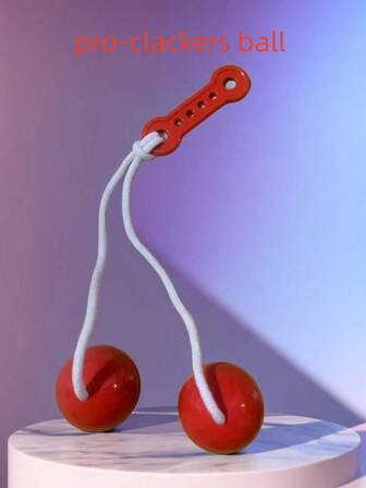 全新 Pro-Clackers 球，摇摆敲击球，青少年减压玩具，手柄颜色随机