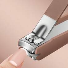 High Quality New Anti-Splash Nail Clipper, Hard Blade, With Nail Storage Box, Stylish Nail Cutter & Cuticle Nipper, Suitable For Whole Family