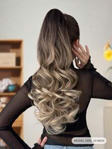 Synthetic Extensions Ponytail - Ombre - View 3