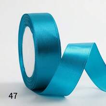 1 pieza Cinta tejida colorida de 2.5 cm de ancho x 21 m de largo para decoración de bodas, envolver regalos, manualidades DIY, ramos de flores, pasadores de cabello - Multicolor - View 18