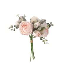 Buquê de Flores de Lótus Artificiais, Arranjo Floral Falso Realista, Elegante Casamento Buquê de Noiva, Flores de Mesa para Casa, Decoração de Centro de Mesa, Layout de Cenário