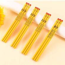 Lápices HB, 12 lápices de madera, lápices para bosquejar y dibujar para escuela primaria con borradores, artículos de papelería de comercio exterior, regalos de artículos de papelería, maestros, útiles de estudio, lápices de viaje, útiles de estudio para niños, caligrafía bonita, premios para kindergarten para volver a la escuela