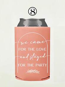 Taza aislada con texto personalizado, regalo para el padre, regalo de verano, regalo para él, recuerdo de cumpleaños divertido, bolsa para bebidas de fiesta, bolsa para taza aislada con texto de logotipo personalizado, boda, cumpleaños, despedida de soltero - Multicolor - Ver 20