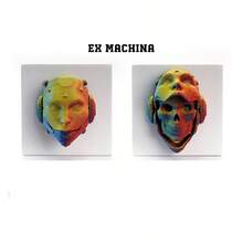 1pc 3D Printed Movable Skeleton Mask, Transformable Mechanical Girl Figurine, Anime Model, Home Decor, Desktop Decoration, Pendant, Birthday Gift, Holiday Gift, Perfect Gift, Toy - Multicolor - View 5