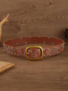 A Free - Spirited Rhinestone Belt For Summer - Multicolor - View 7