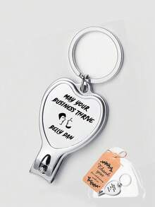 1/5/10pcs Personalized Multi-Function Nail Clipper Keychain Gift Set, Including Card & Bag, Birthday Party, Christening, First Holy Communion, Gifts For Him, Back To School, Teacher Gifts, Wedding Guest Favors, Thoughtful Gift, Bridal Shower Gifts - Multicolor - View 5
