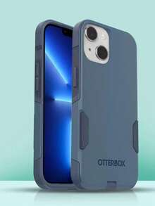 OtterBox 16e, 15, 14, & 13 Commuter Series Case - Black, Slim & Tough, Pocket-Friendly, With Port Protection - Màu xanh lam - Xem 21