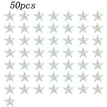 10/20/30/50/80 件五角星刺绣熨烫补丁缝纫/熨烫贴花补丁布艺配饰适用于服装、夹克、帽子、书籍、包包 - DIY 刺绣布贴，男女皆宜 - 黑色 - 查看 42