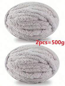 500g/250g 多色雪尼尔纱粗纱用于针织和钩针毯子垫子手工编织粗线柔软温暖钩针纱围巾线 多色雪尼尔纱用于针织和钩针毯子垫子粗线柔软温暖钩针纱围巾线 - 彩色 - 查看 30