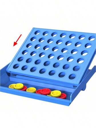 4 In A Row Game, Board Games Four In A Row Game Travel Size Line Up 4, Classic Family Toy For Family For Fun Classic Board Game