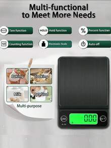 1pc Small Electronic Scale, Jewelry Scale, Gold Scale, Powder Scale. Tea, Coffee Beans, Powder, Jewelry, Metals And Other Small Items Can Be Measured Quickly And Accurately. 0.01 G Accuracy, Can Measure 500 G, Suitable For Kitchen And Daily Measurement. Battery Not Included [ New Year Sale]