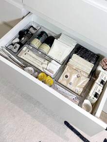 1/4/5/6/7/11/18/25/37 Hộp đựng đồ trong suốt dạng ngăn kéo, Hộp đựng đồ trang điểm, Hộp đựng đồ phân loại kiểu ngăn kéo, Hộp đựng đồ để bàn, Tiện lợi để đựng mặt nạ, son môi, nước hoa, cọ trang điểm, phấn mắt, sản phẩm chăm sóc da, dụng cụ nhà bếp, đồ ăn nhẹ, văn phòng phẩm, trang trí phòng ngủ, trang trí nhà cửa, trang trí phòng tắm, hộp đựng đồ trang điểm, trang trí phòng. - Nhiều màu - Xem 7