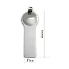 1 Pieza Herramienta desmontable de acero inoxidable en módulo italiano, para producción artesanal DIY