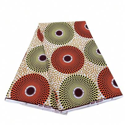 1/3/6码非洲蜡染印花布，安卡拉面料，适合制作派对礼服