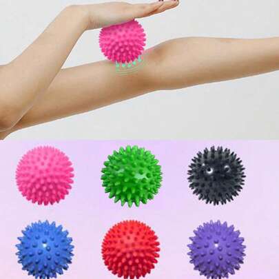 1pc PVC Massage Ball, Muscle Knot Trigger Point Therapy Ball For Shoulder, Neck, Foot, Arm, Waist And Buttocks Relaxation, Yoga & Fitness