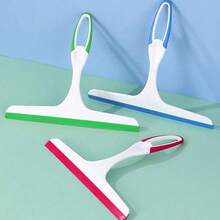 2-In-1 Silicone Scraper With Hook And Double-Sided Scraper Blades - Multi-Surface Glass/Tile/Wall Cleaner, Suitable For Shower/Kitchen/Car Windows/Bathroom Floors (Portable, Suitable For Home/Camping/Outdoor) - 1 PC - View 9