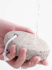 6 片/4 片/1 片天然火山石浮石足部按摩工具，用于去除死皮、足部修复石足部美容工具。