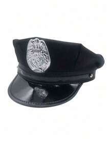 Partykosten Rollenspiel Spaß Requisite Polizeimütze, Uniform Accessoires, geeignet für Halloween, Valentinstag, Geschenk, Sommer, Partykostüm, vielseitig einsetzbar, sexy Kostüm, Partyartikel, Kostümzubehör-Set, einsetzbar für Veranstaltungen, Partys, Strand, Urlaub, Strandpartys und den täglichen Gebrauch