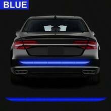 1pc Multi-Color Car Rear Trunk Reflective Sticker, Car Rear Bumper Collision Protection Sticker, Anti-Rear-End Warning Reflective Sticker For Night - Multicolor - View 9